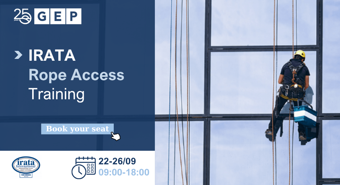 IRATA Rope Access Training – September - GEP | Health & Safety Advisors